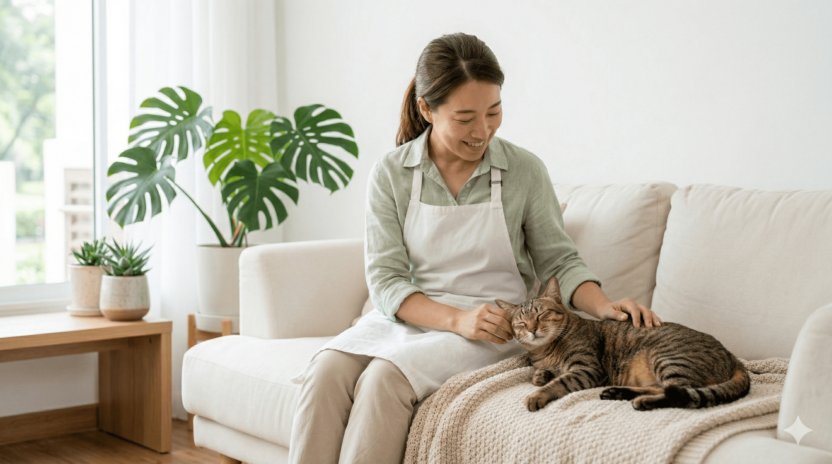 猫のシッティングイメージ